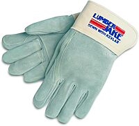 MCR SAFETY Lumber Jake Double Palm Cowhide Work Gloves
