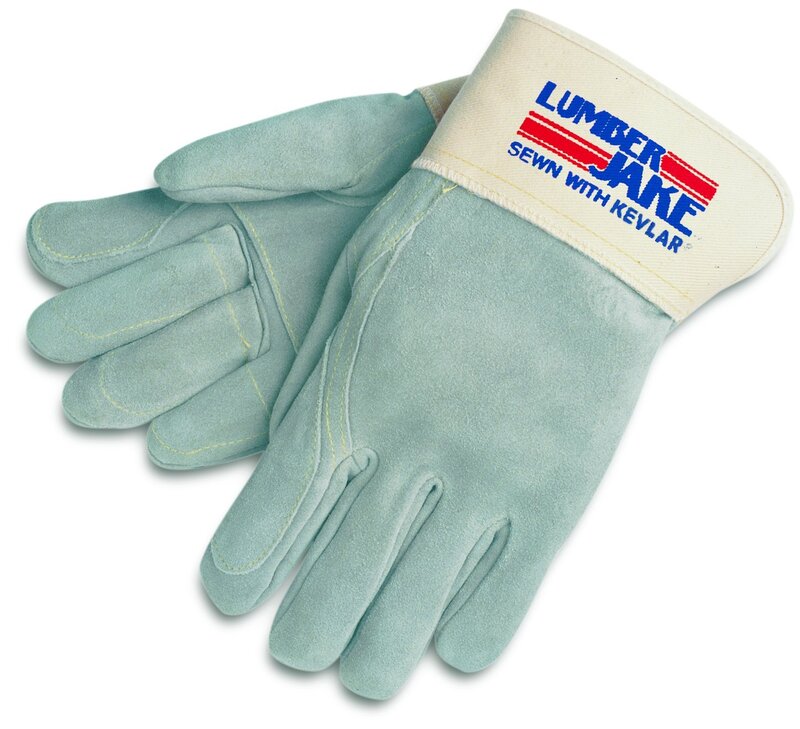 MCR SAFETY Lumber Jake Double Palm Cowhide Work Gloves