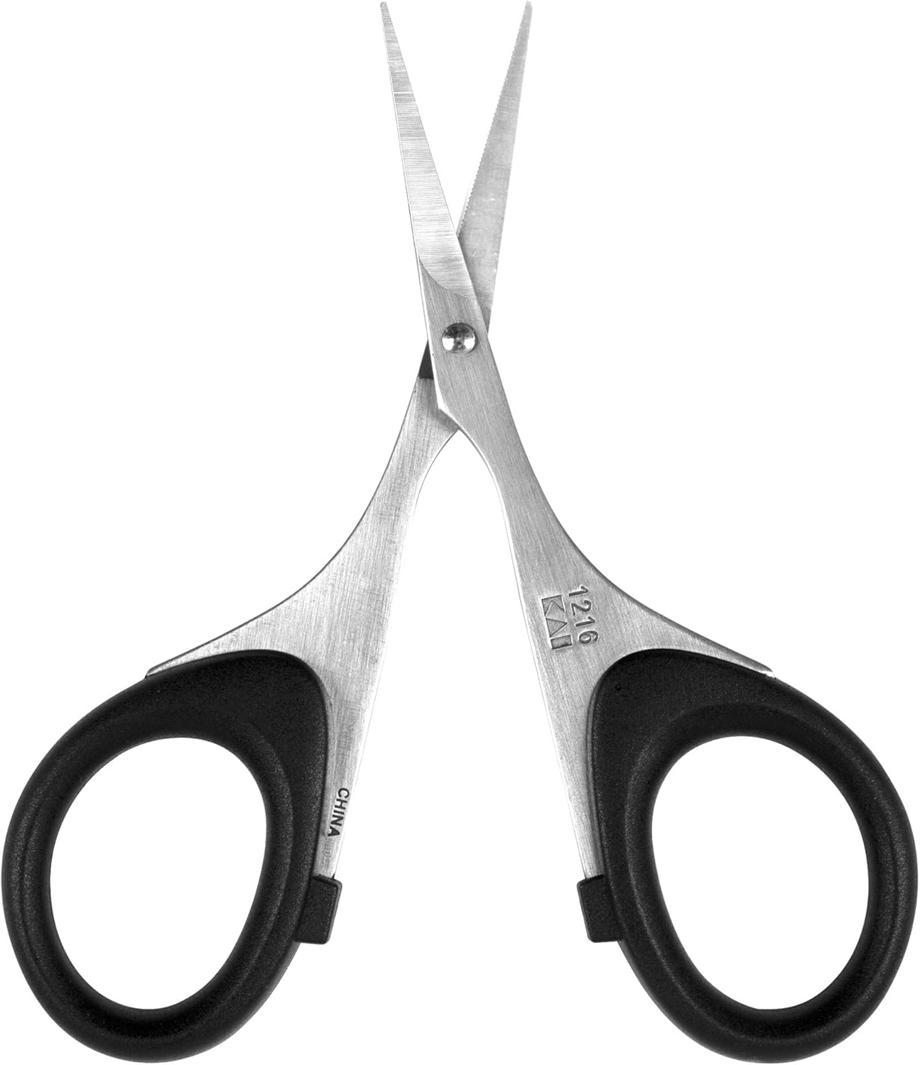 Kershaw Skeeter 3 Precision Fine Tip Scissors, Professional Grade for Fly Tying and Trimming (1216), Black, Regular
