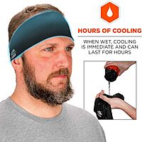 Ergodyne Chill-Its 6634 Cooling Headband, One Size