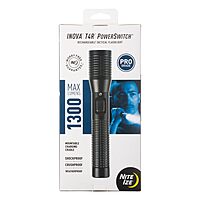 Nite Ize INOVA T4R Powerswitch Rechargeable Tactical Flashlight - 1300 Lumen Tactical Flashlight with Professional-Grade USB
