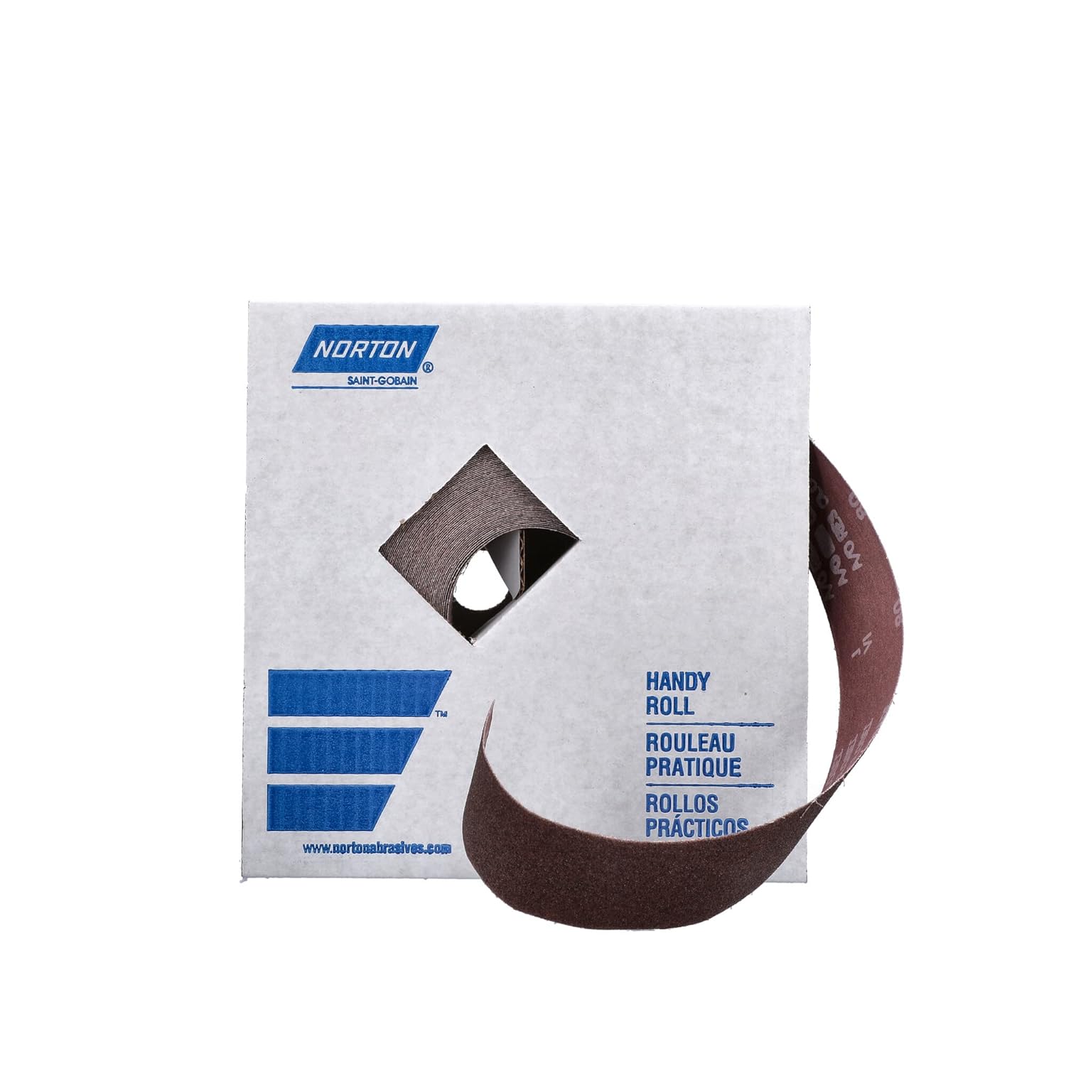 Norton Metalite Cloth Backed Sandpaper Roll, 80 Grit Sandpaper, Woodworking and Automotive Sandpaper, 2 Inches Wide