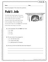 Comprehension Skills: 40 Short Passages for Close Reading: Grade 2