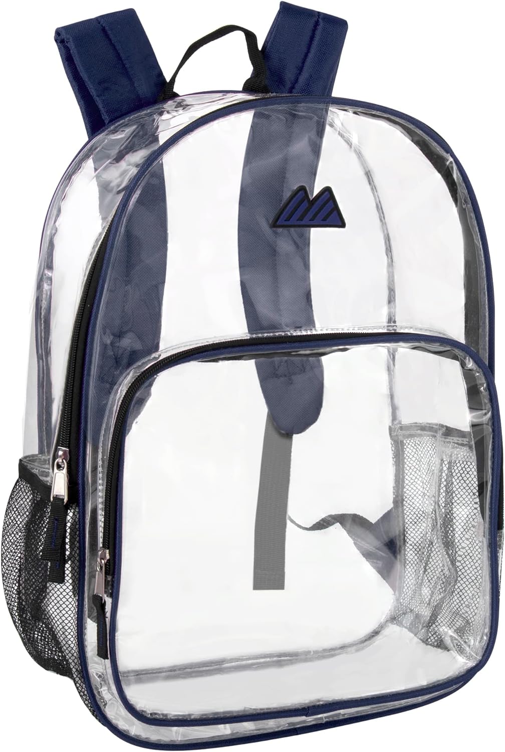 Summit Ridge Waterproof Clear Backpack with Water Bottle Holder - Stadium Approved Heavy-Duty Clear Backpack