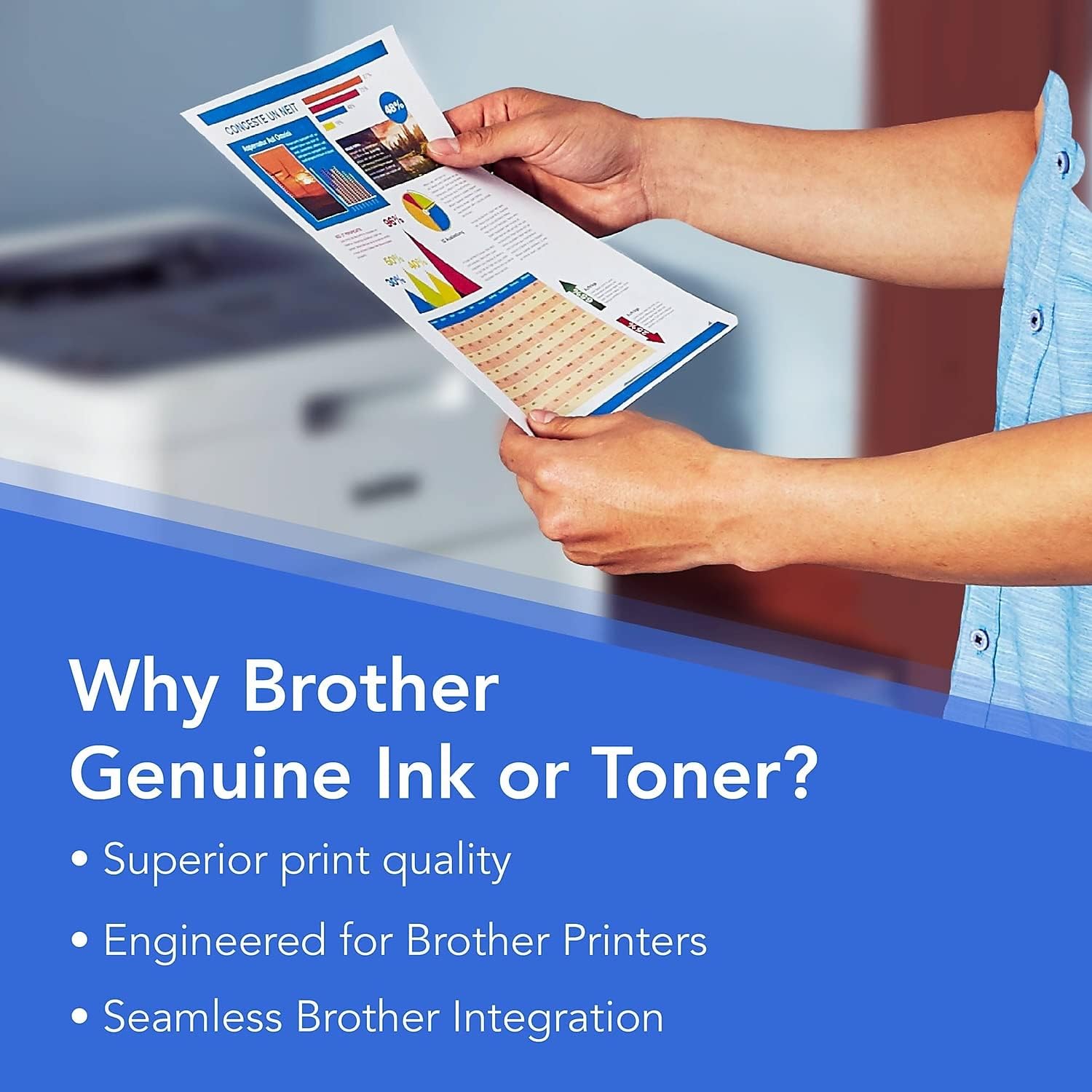 Brother Genuine High Yield Black Ink Cartridge, LC103BK, Replacement Black Ink, Page Yield Up to 600 Pages