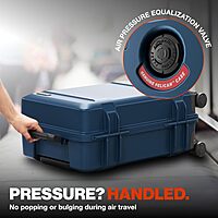 Pelican ATX Luggage - Hardside Carry On Luggage with Wheels - 22 Inch Carry On Bag - Airline Approved (Indigo) 22" Carry On Indigo