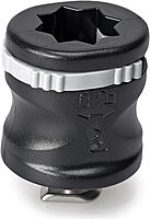 RAILBLAZA MiniPort Kayak Track Mount Base for Rod Holders, Easy Installation with No Tools Required black