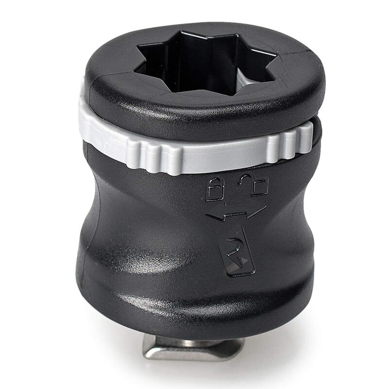 RAILBLAZA MiniPort Kayak Track Mount Base for Rod Holders, Easy Installation with No Tools Required black