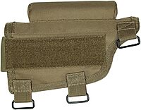 VOODOO TACTICAL Adjustable Buttstock Cheek Piece with Ammo Carrier