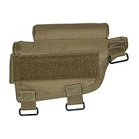 VOODOO TACTICAL Adjustable Buttstock Cheek Piece with Ammo Carrier