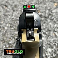 TRUGLO Fiber-Optic Handgun Night Sight Set
