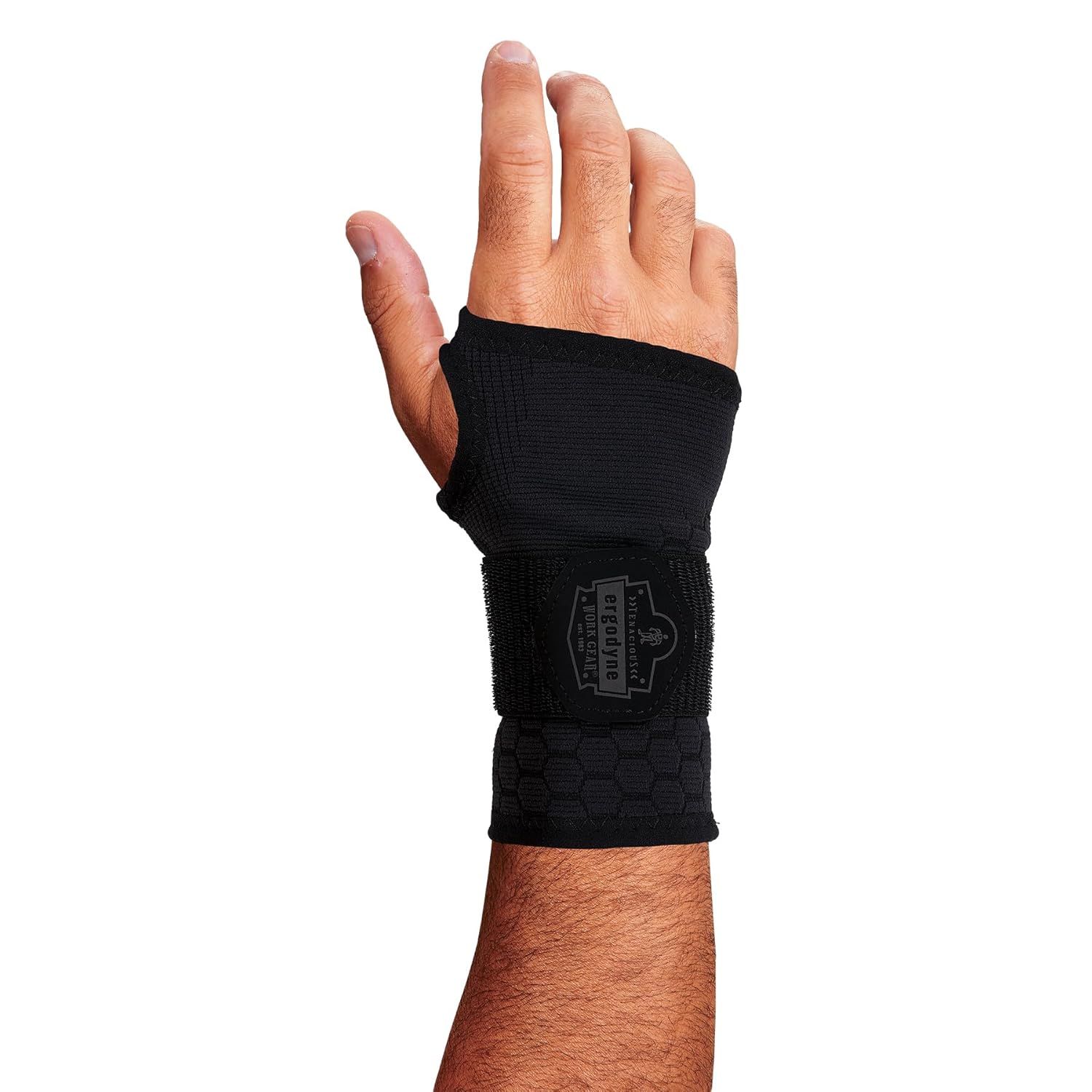 ERGODYNE ProFlex 680 Wrist Support Sleeve, Compression Style, Adjustable Single Strap