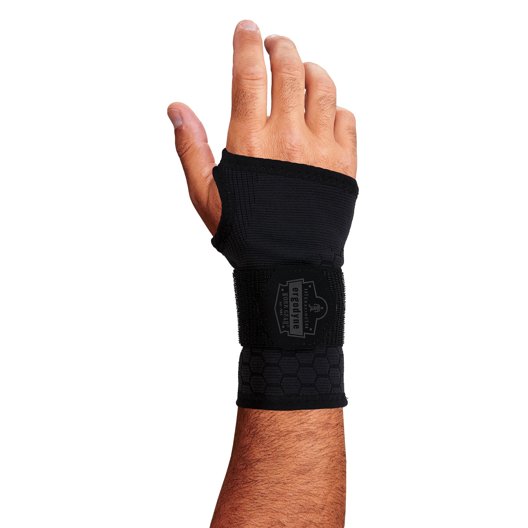 ERGODYNE ProFlex 680 Wrist Support Sleeve, Compression Style, Adjustable Single Strap