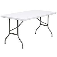 Flash Furniture Elon Rectangular Plastic Folding Event Table