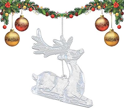 Luhr-Jensen 30' Jet Driver - Clear UV Moon Jelly Sitting Deer