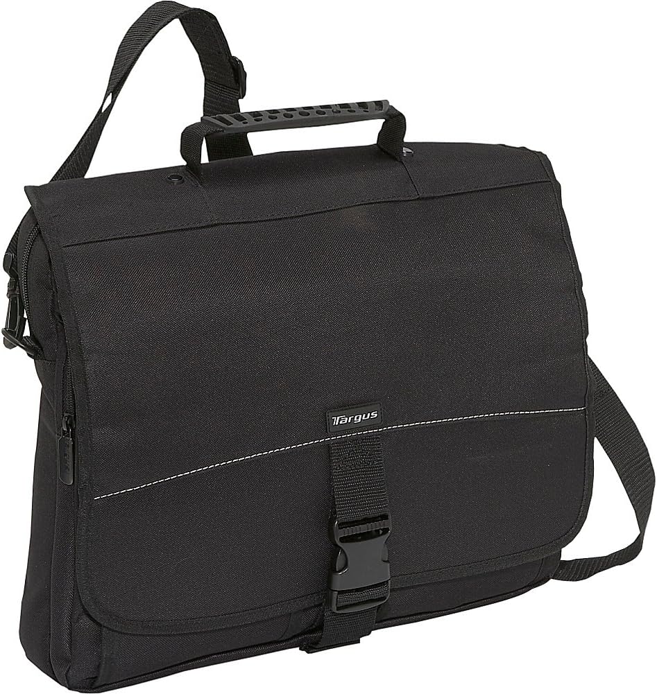Targus Laptop Carrying Case for 15.6-Inch Laptops Messenger Slim Case for Men and Women, Bags for HP, Microsoft, Dell