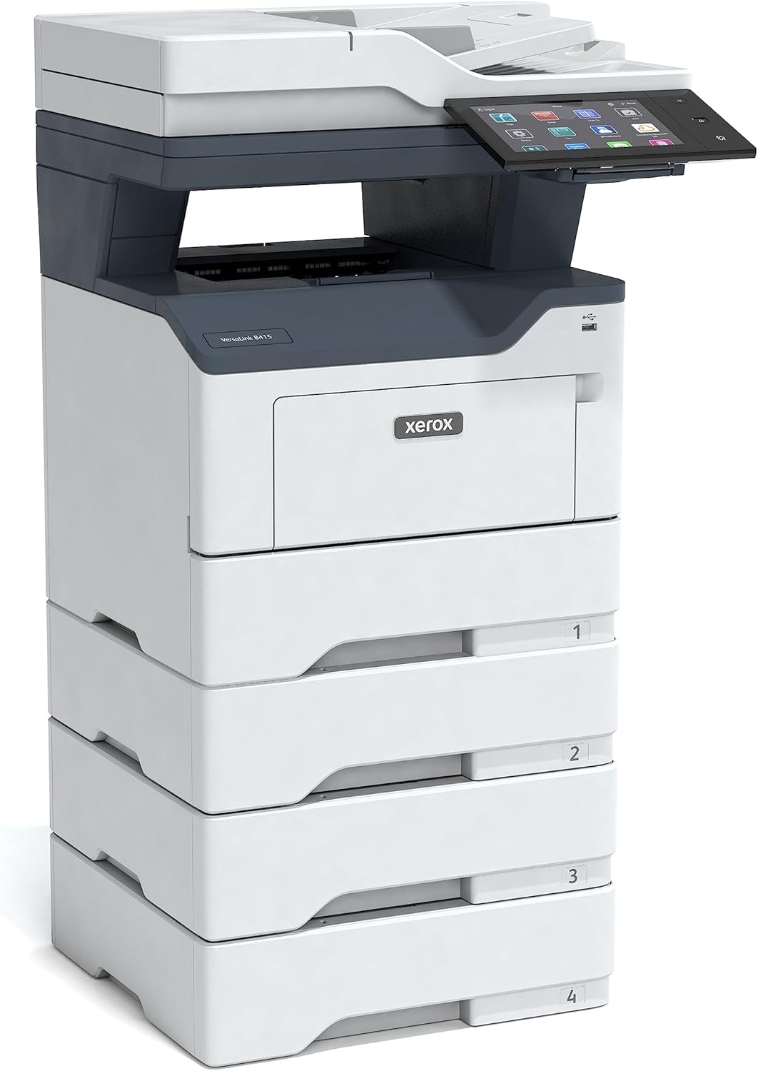 Xerox B415DN All-in-One, Laser, B&W, Wireless, DADF, Letter, Print, Scan, Copy, Fax, Energy Star Certified, Up to 50PPM