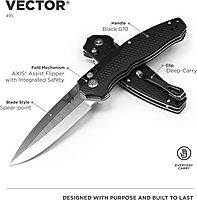 BENCHMADE Vector 495 EDC Folding Knife