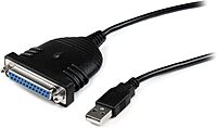 StarTech.com 6 ft / 2m USB to DB25 Parallel Printer Adapter Cable - ICUSB1284D25
