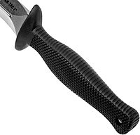 COLD STEEL COUNTER TAC I 5" Japanese AUS8A w/ Stonewash Finish Spear Point Fixed Blade Multi-Purpose Tactical Game Hunting Boot Knife, 4-1/2" Kray-Ex Handle, Weather-Resistant Secure-Ex Sheath