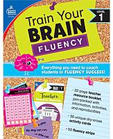 Carson Dellosa Education Train Your Brain: Fluency Level 1 Classroom Kit, Grades K-1