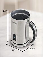 COMMERCIAL CHEF Cordless Milk Frother for Hot and Cold Milk, Cordless Frother, Milk Frother Handheld for Kitchen Coffee Bar, Cappuccino, and More