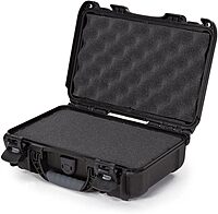 NANUK 909 Case with Foam, Black Black Cubed Foam Case