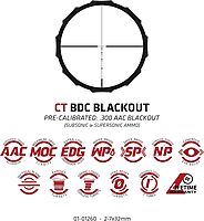 Crimson Trace Hardline Riflescope for Hunting, Shooting and Tactical Use