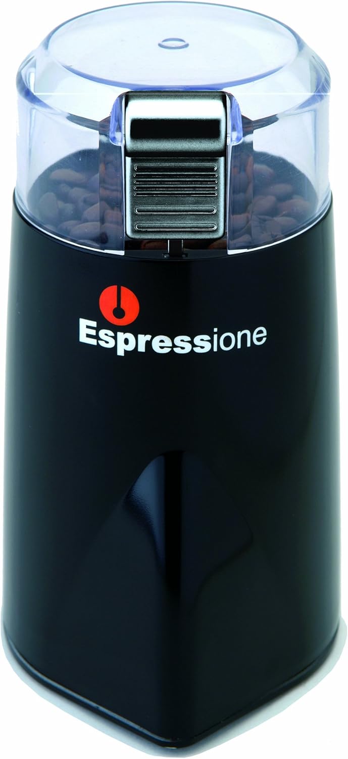 Espressione Rapid Touch 12-Cup Coffee Grinder, Black