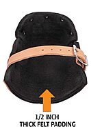 ALTA 30903 Pro Leather Kneepad, Buckle, Capless, Beige