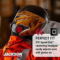 JACKSON SAFETY PL280 Pipeline Welding Helmet - Shade 10 Flip Front Hood - ANSI Z87.1 - Made in USA