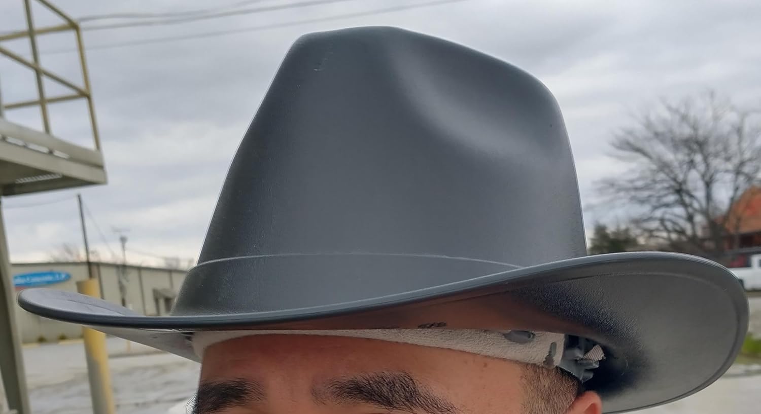 OCCUNOMIX Vulcan Cowboy Style Hard Hat with Ratchet Suspension