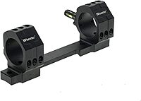 Wheeler 1-Piece Bolt Action Scope Mount with Integral Rings and Integrated Anti-Cant Indicator