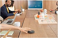 Logitech Rally Mic Pod, Black, 0.8" x 4" x 4"