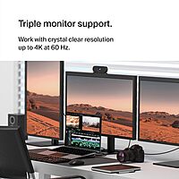 Belkin Connect 11-in-1 Universal USB-C Pro Dock w/ 3-Monitor Support, Silicon Motion Technology - Works with Mac, Windows
