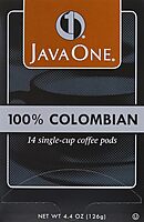 Java One Colombian 100% Coffee, 14-Count Pods (Pack of 6)