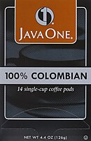 Java One Colombian 100% Coffee, 14-Count Pods (Pack of 6)