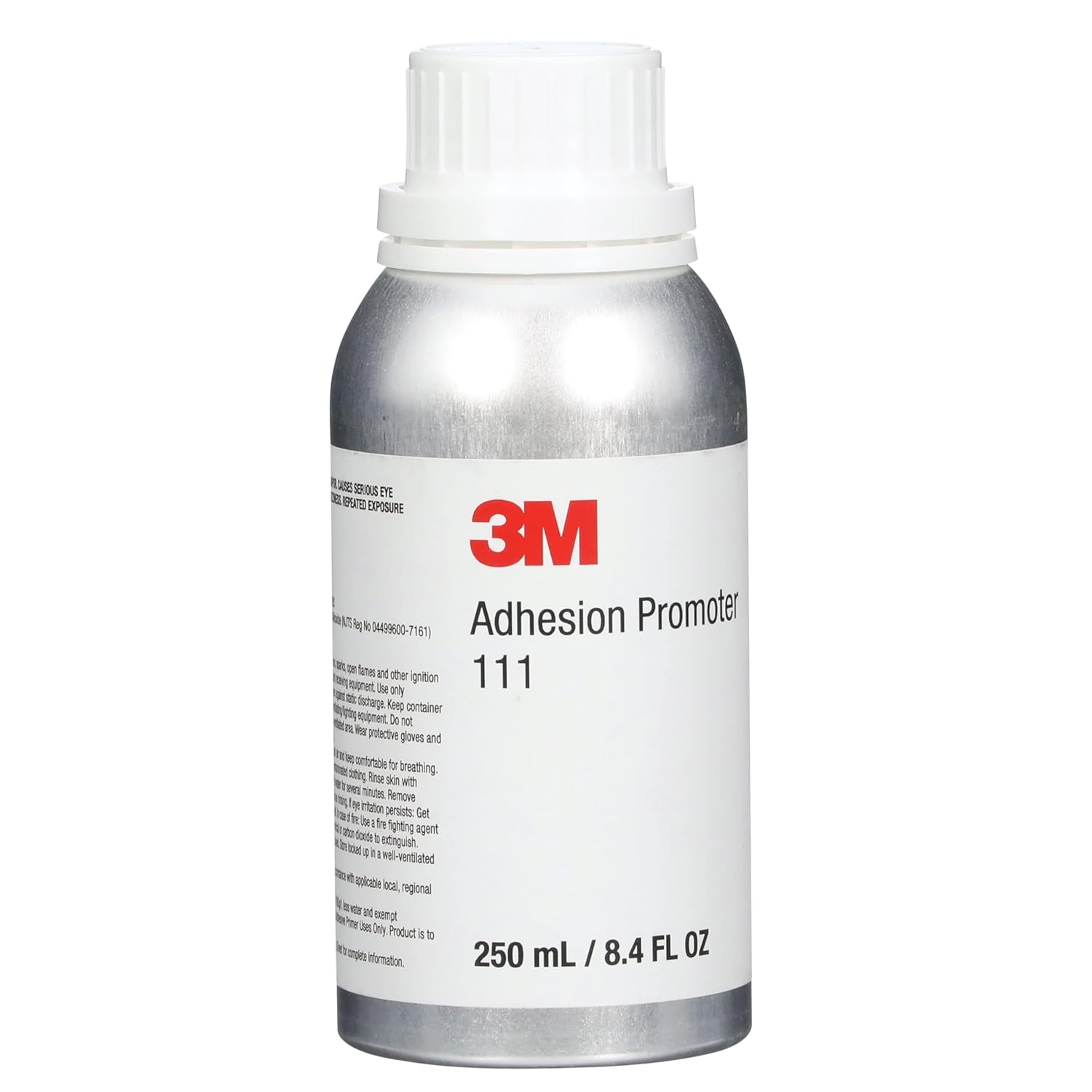 3M Adhesion Promoter 111, Clear, 250 mL Bottle, Fast-Acting, Quick Drying, Isopropyl Alcohol Based Solution
