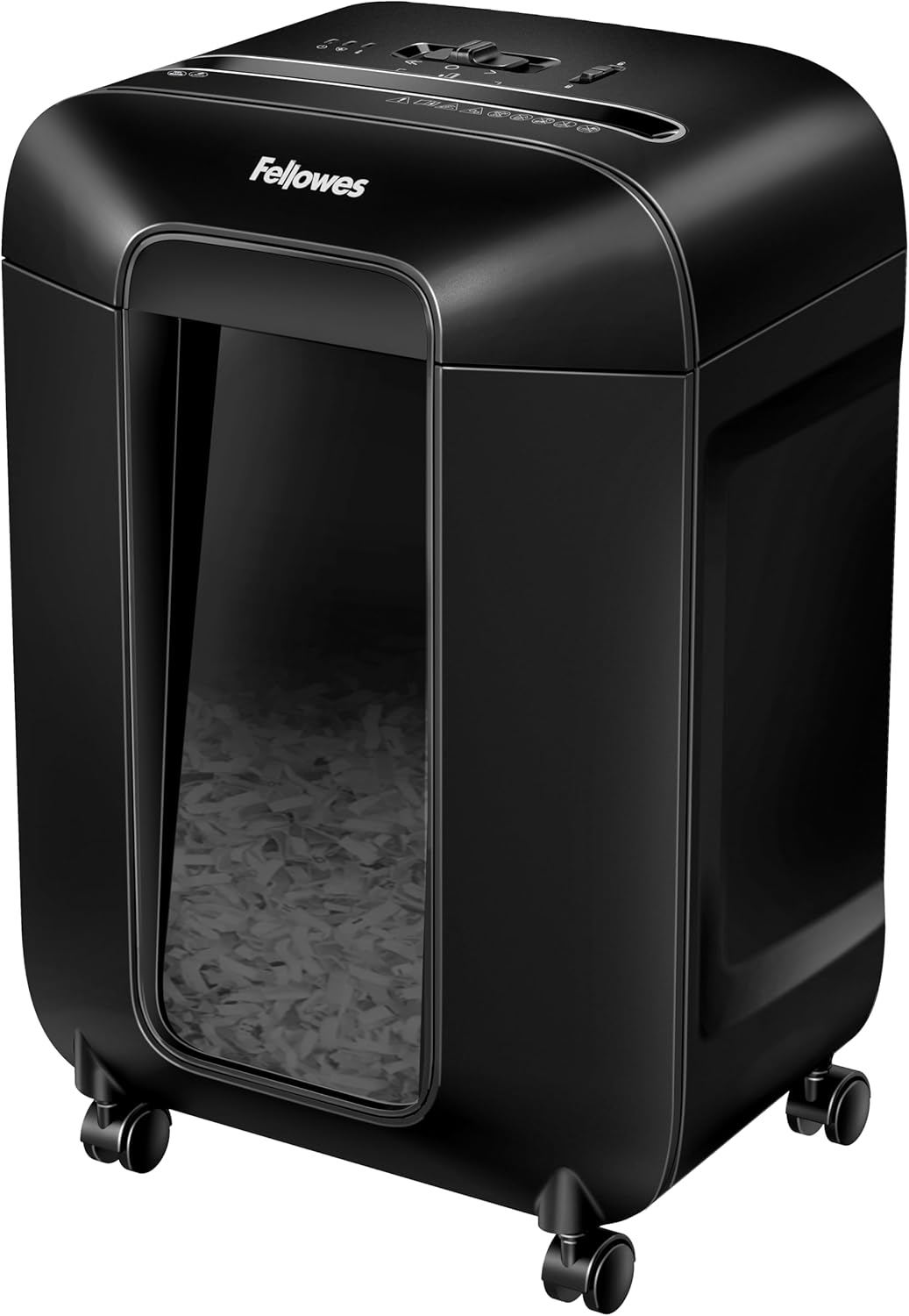 Fellowes LX85 Cross Cut 12-Sheet Home Office Paper Shredder with SafeSense, Black