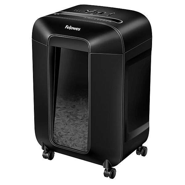 Fellowes LX85 Cross Cut 12-Sheet Home Office Paper Shredder with SafeSense, Black