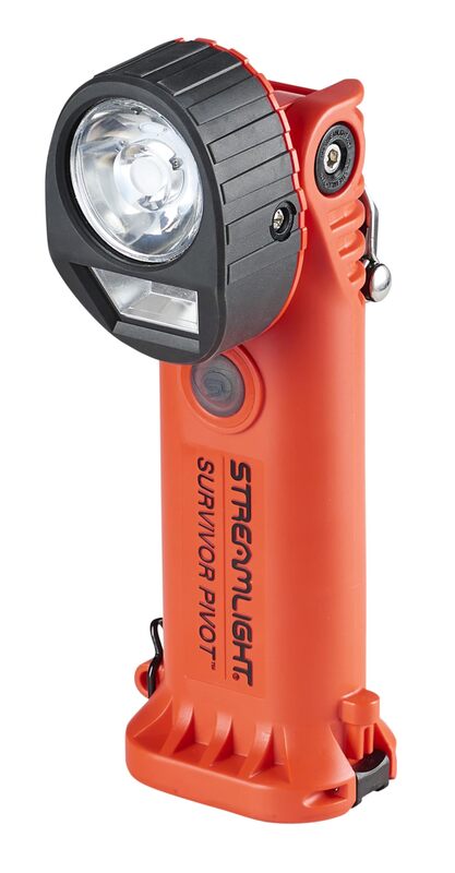 STREAMLIGHT Survivor Pivot USB 325-Lumen Right-Angle Articulating Dual-Beam Rechargeable Flashlight
