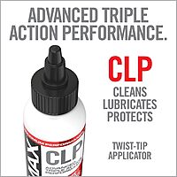 Real Avid CLP Gun Cleaner and Lubricant - 4oz Bottle | 3 in 1 Oil Gun Cleaner and Lubricant | All-in-One Shooters Lube Gun Cleaner Rust Protectant | Gun Oil and Cleaner in One Step Gun Cleaning