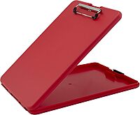 SAUNDERS SlimMate Letter-Size Plastic Storage Clipboard with Low-Profile Clip