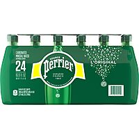 Perrier Carbonated Mineral Water Plastic Bottles, Original, 16.9 Fl Oz (Pack of 24), 405.6 Fl Oz