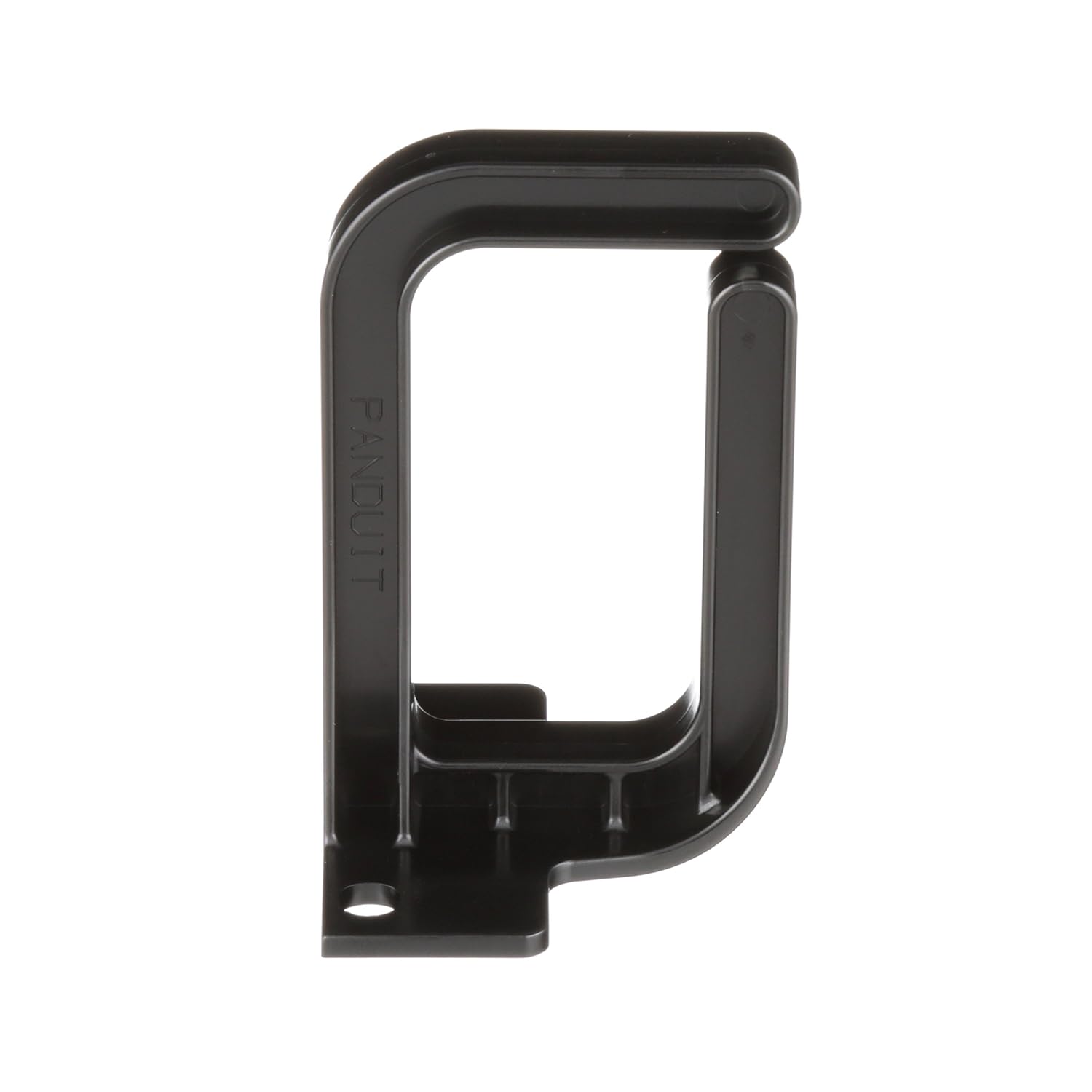 Panduit Vertical Cable Management D-Ring, Black Polycarbonate