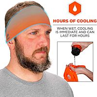 Ergodyne Chill-Its 6634 Cooling Headband, One Size