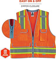 Ergodyne GloWear 8254HDZ Class 2 Heavy-Duty Surveyors Vest