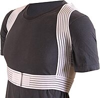 DMI Posture Corrector Adjustable Criss-Cross Foam Bands