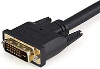 StarTech.com 1ft DVI Splitter Cable - M / F - DVI-D to 2x DVI-D Dual Video Splitter for Your Split Screen Computer Monitor (DVISPL1DD), Black