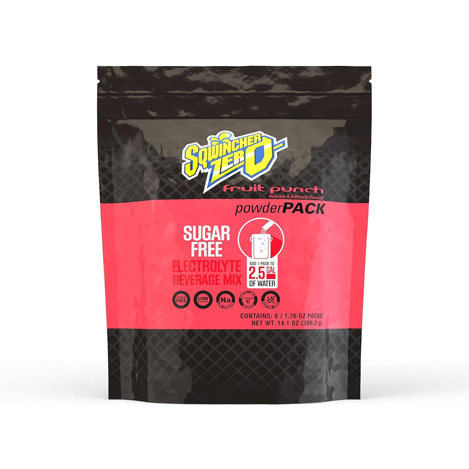 Sqwincher Zero Power Pack | Assorted Flavored | Sugar Free | Low Calorie | Low Sodium | Electrolyte Replenishment Hydration